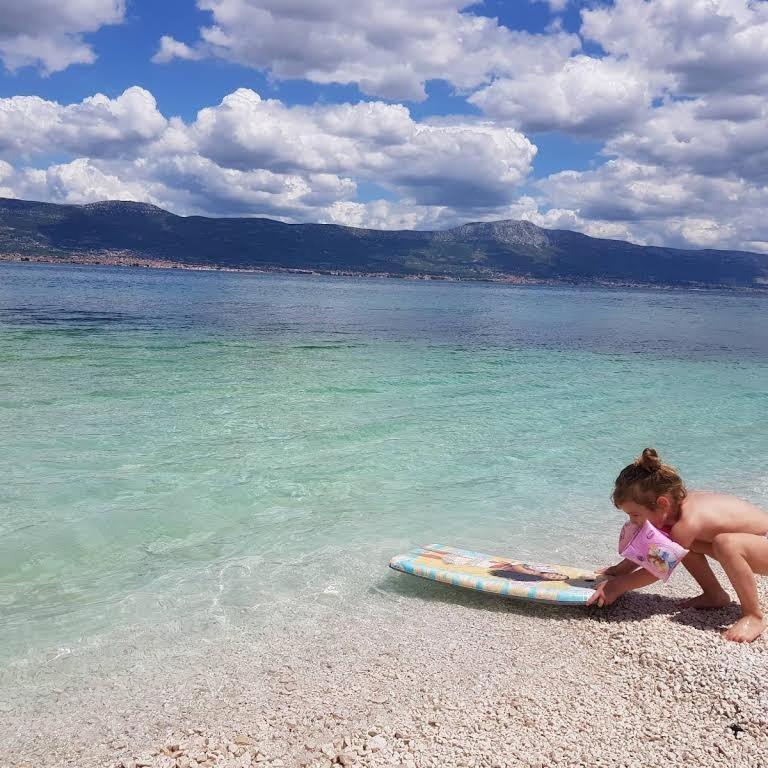 Ferienwohnung In Arbanija Mit Meerblick, Balkon, Klimaanlage, W-Lan 5137-1 Τρογκίρ Εξωτερικό φωτογραφία