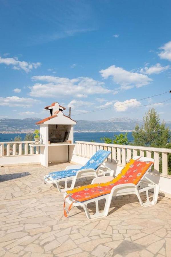 Ferienwohnung In Arbanija Mit Meerblick, Balkon, Klimaanlage, W-Lan 5137-1 Τρογκίρ Εξωτερικό φωτογραφία