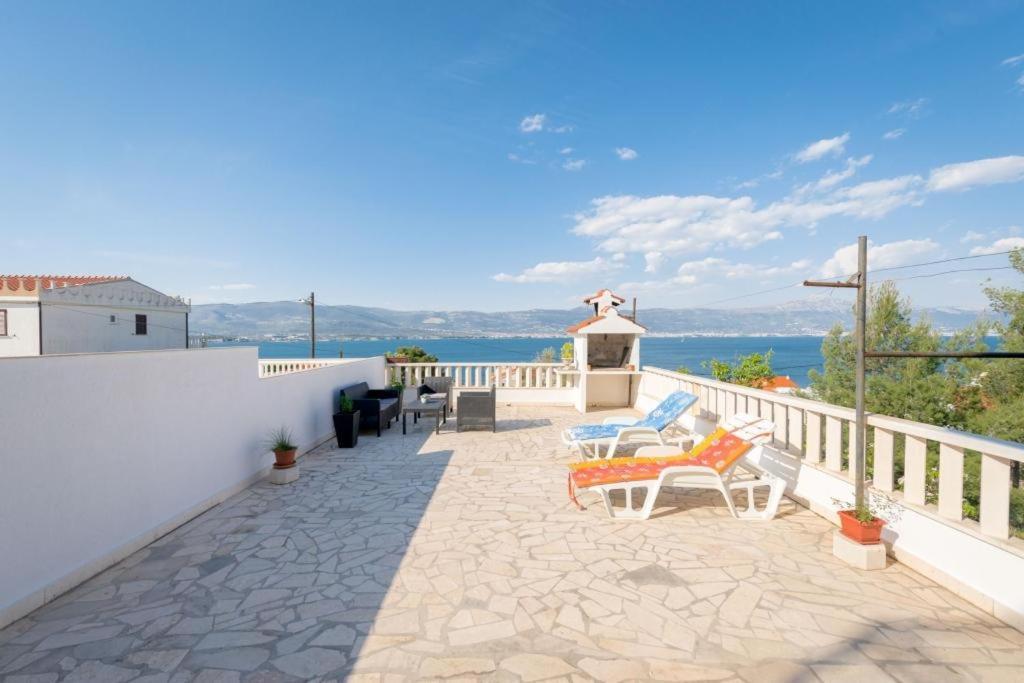 Ferienwohnung In Arbanija Mit Meerblick, Balkon, Klimaanlage, W-Lan 5137-1 Τρογκίρ Εξωτερικό φωτογραφία